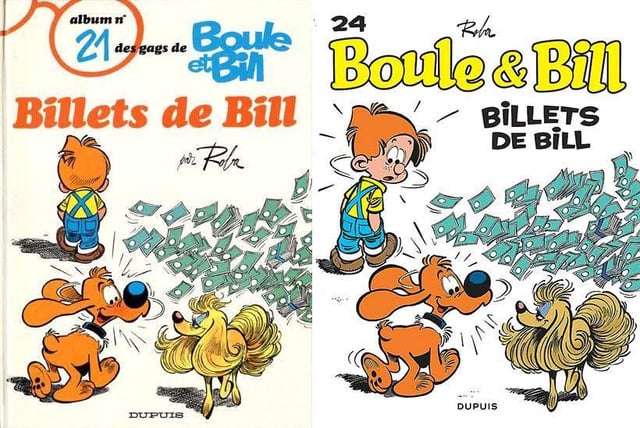 En quoi ce changement de dessin dans la couverture de ce “Boule et Bill” était-il vraiment nécessaire? En quoi ce changement de dessin dans la couverture de ce “Boule et Bill” était-il vraiment nécessaire?