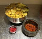 I use my lunches to explore food from around the world. This week I made Chtitha Batata.